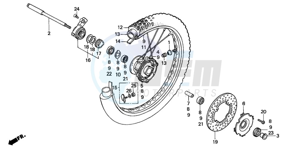 FRONT WHEEL image