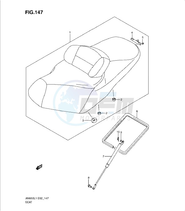 SEAT (AN650AL1 E24) blueprint