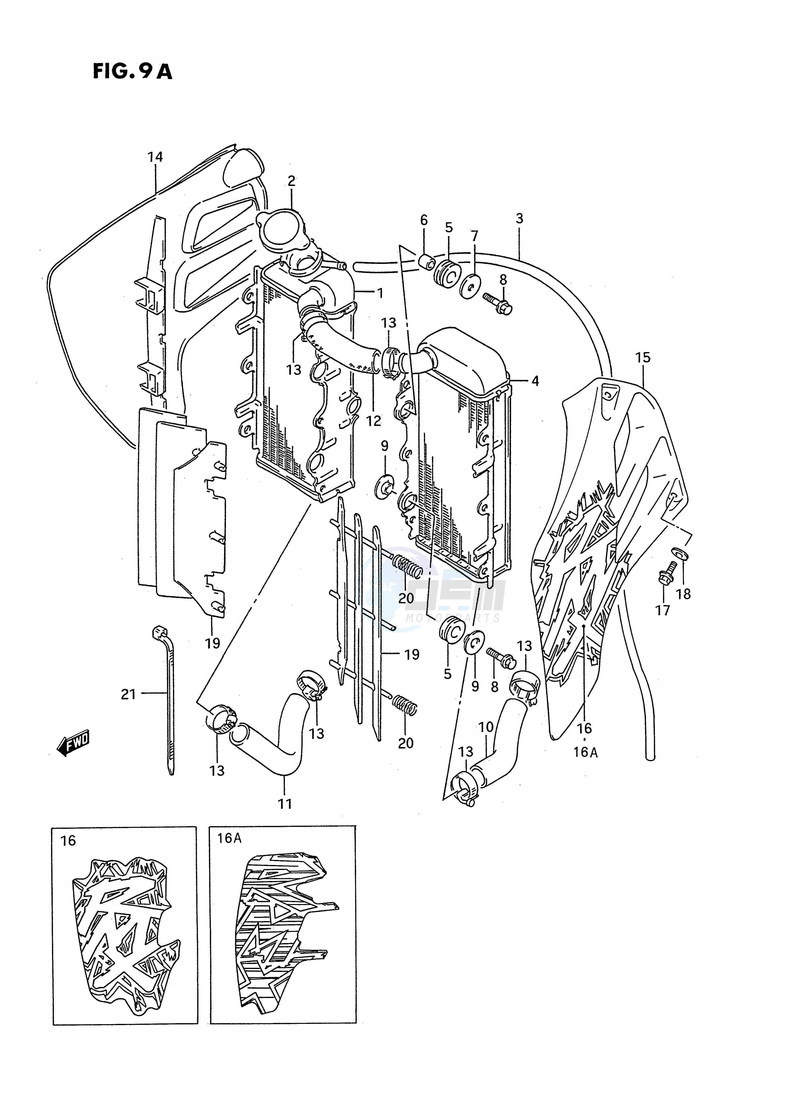 RADIATOR (MODEL R S T) blueprint