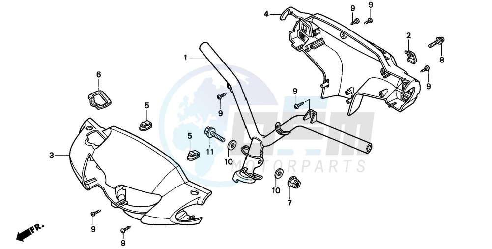 STEERING HANDLE/ HANDLE COVER image