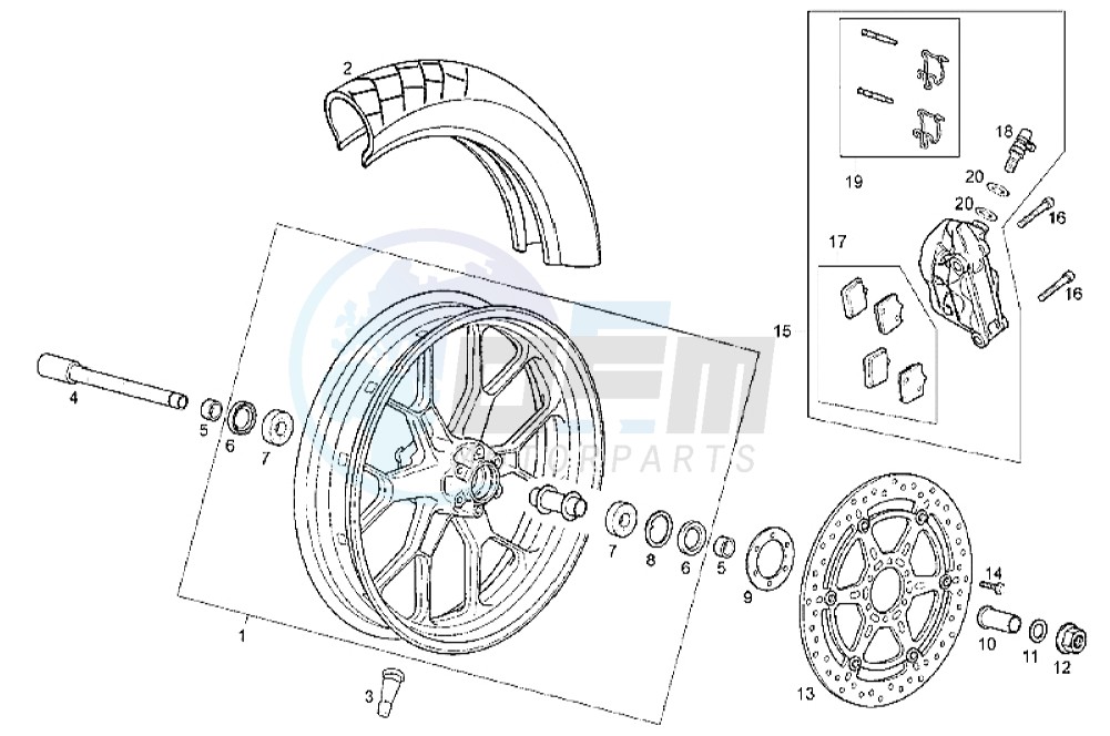 Front Wheel (2) blueprint