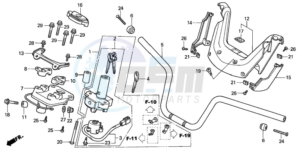 HANDLE PIPE/HANDLE COVER (NSS2501/NSS250A) blueprint