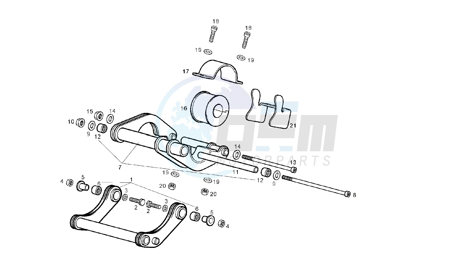BRACKET ENGINE MOUNT blueprint