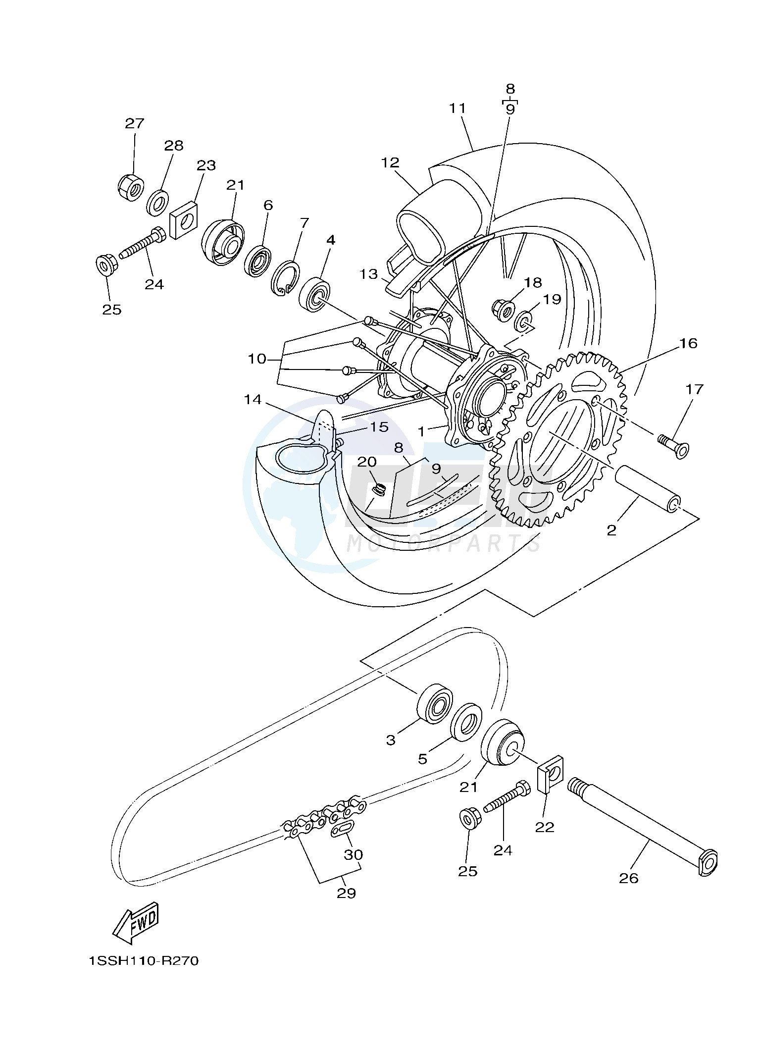 REAR WHEEL image