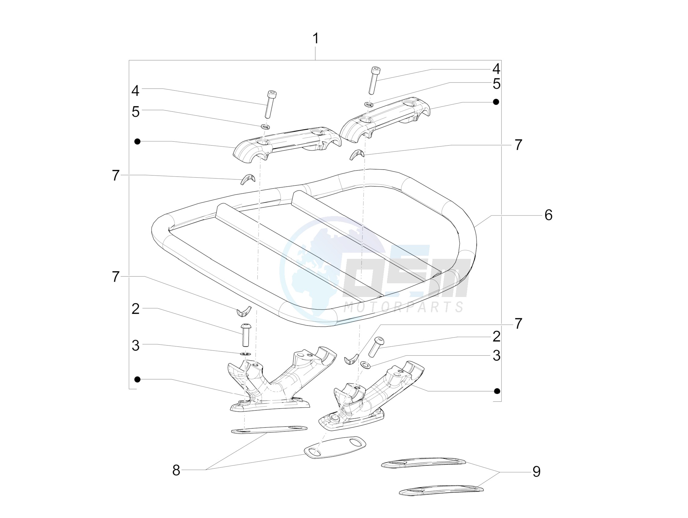 Rear luggage rack image