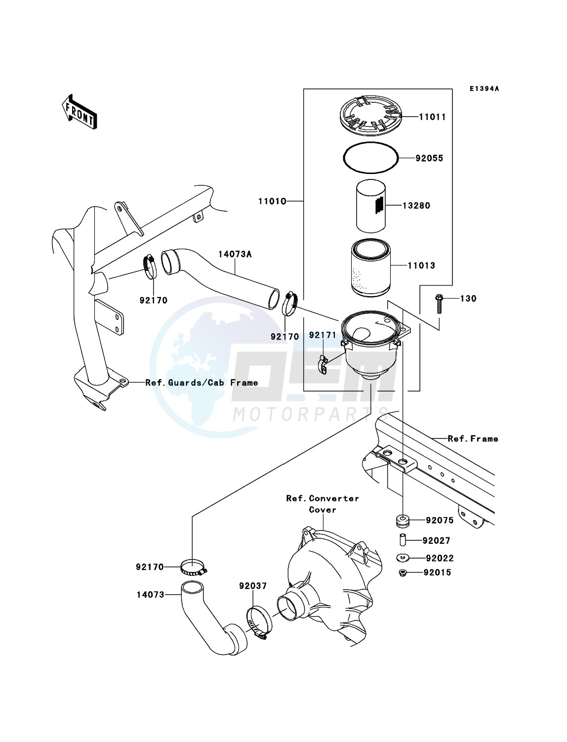 Air Cleaner-Belt Converter blueprint
