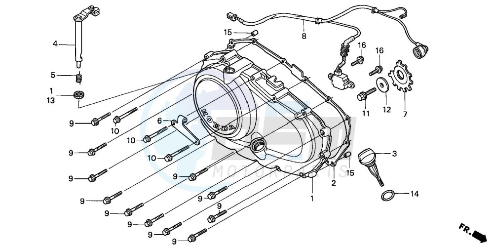 RIGHT CRANKCASE COVER image