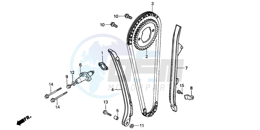 CAM CHAIN/TENSIONER image