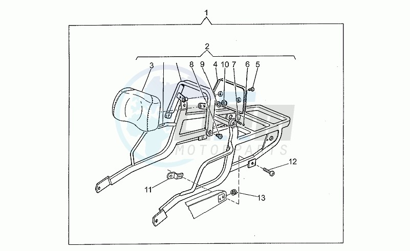 Luggage rack blueprint