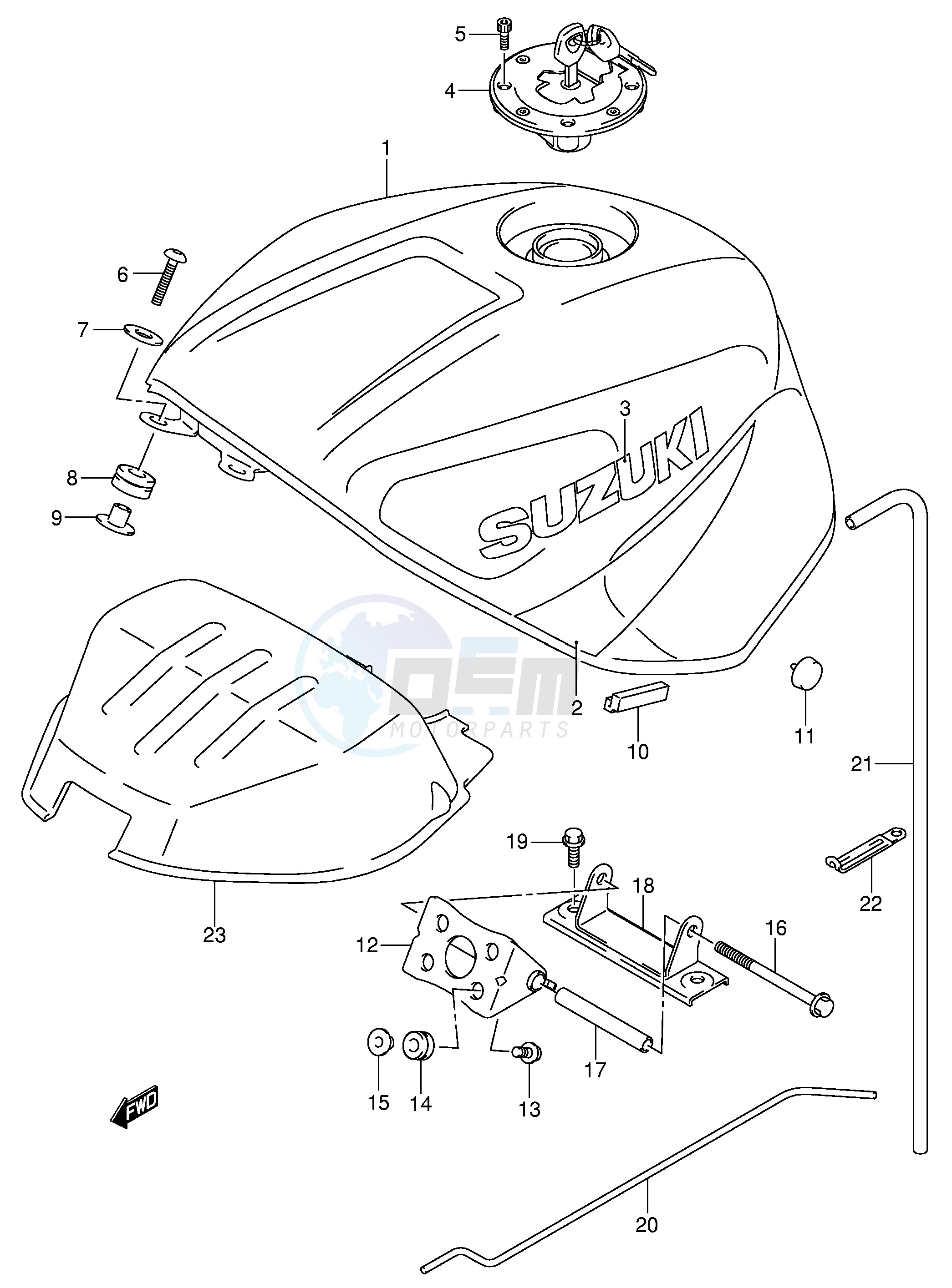 FUEL TANK (MODEL K1) image