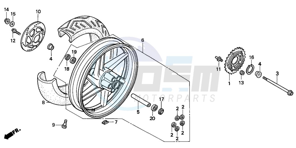 REAR WHEEL image