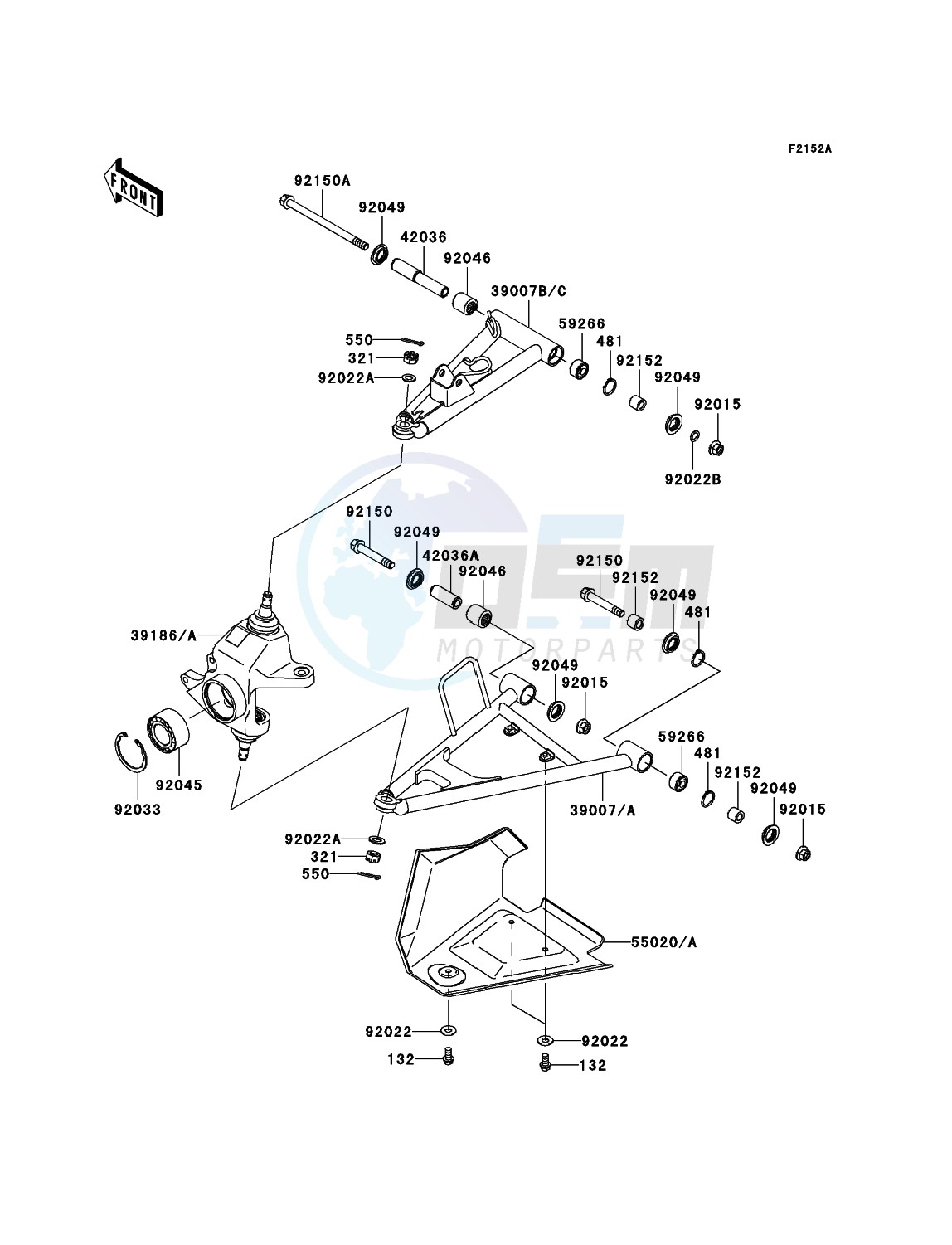 Front Suspension(JKAVFDA1 6B524415-) image