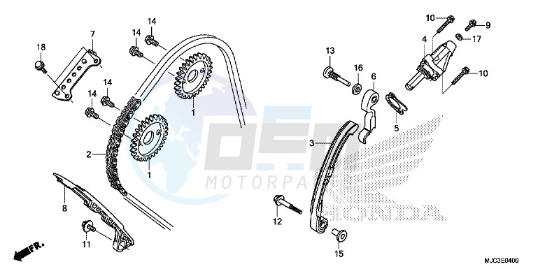 CAM CHAIN/TENSIONER image