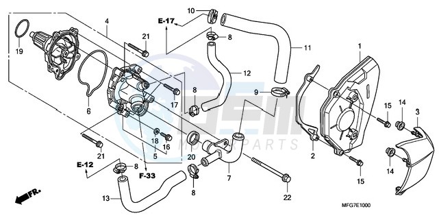 WATER PUMP image