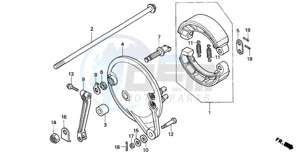 REAR BRAKE PANEL (1) image