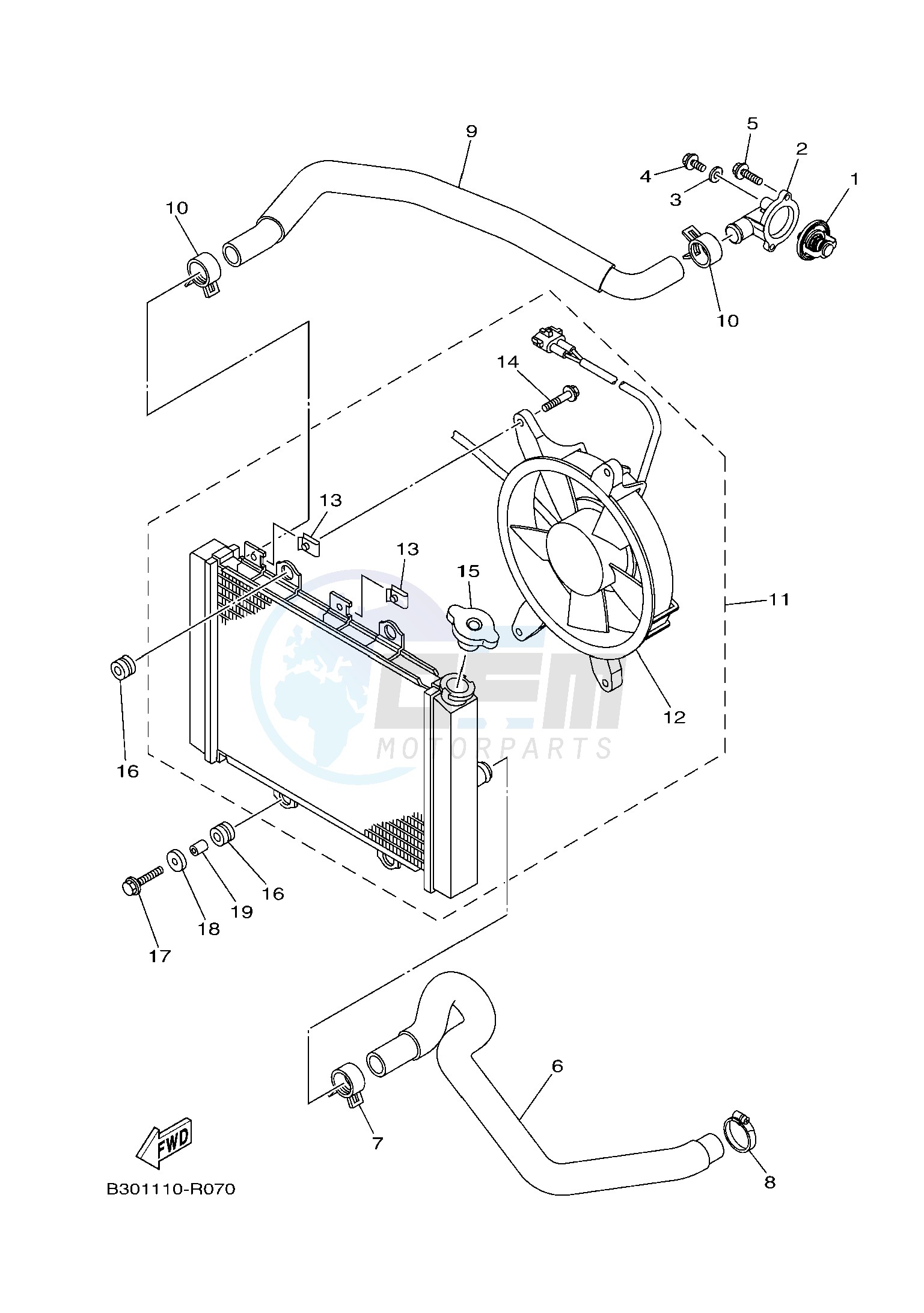 RADIATOR & HOSE image