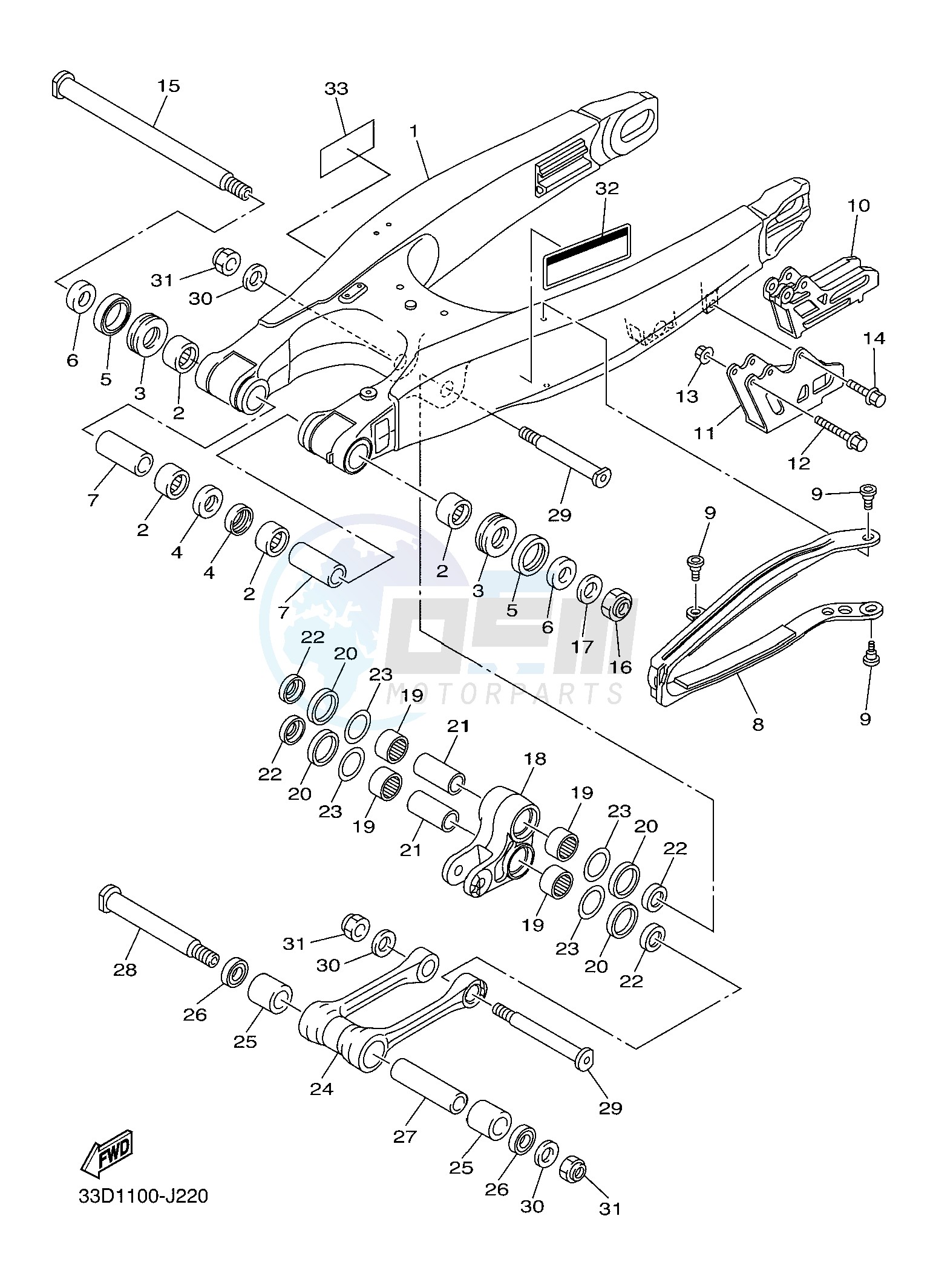 REAR ARM blueprint