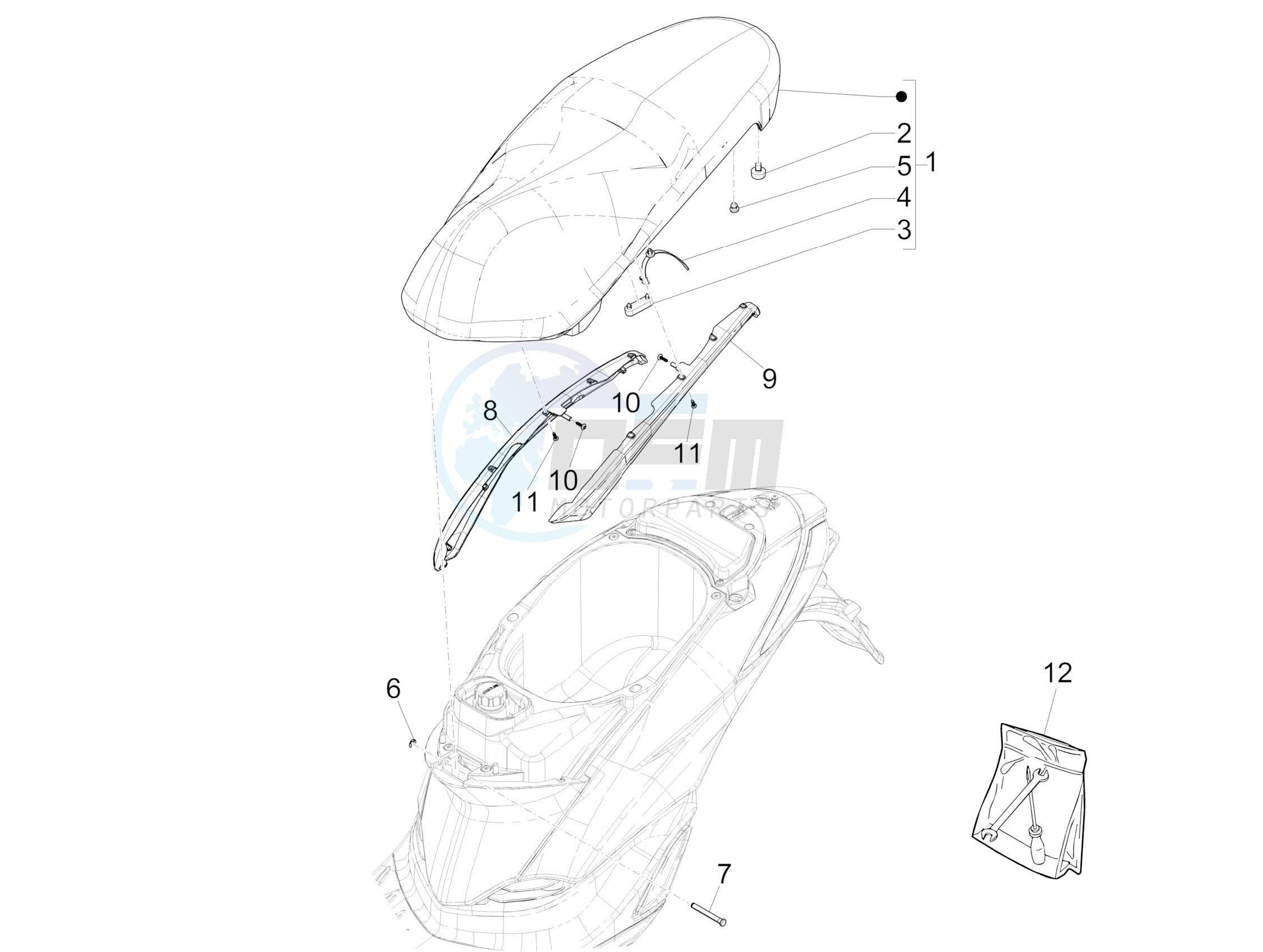 Saddle/seats image