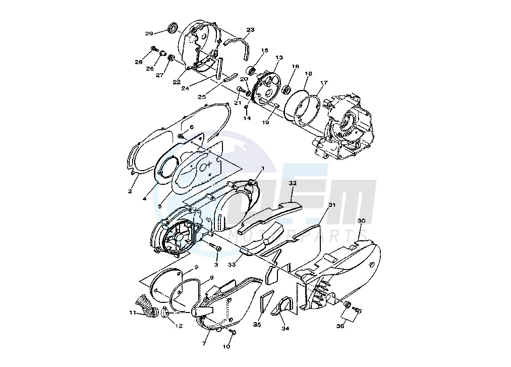 CRANKCASE COVER image