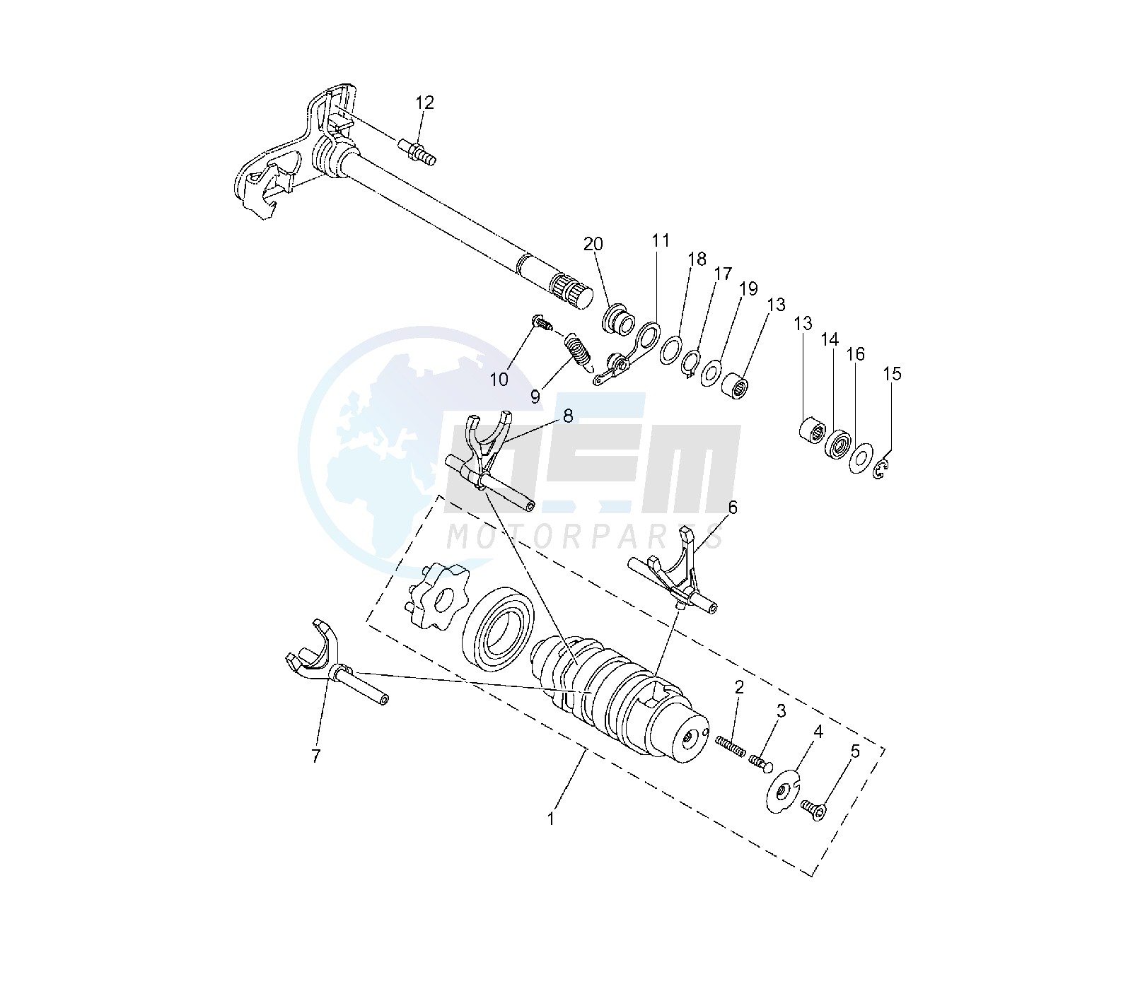 SHIFT CAM AND FORK image