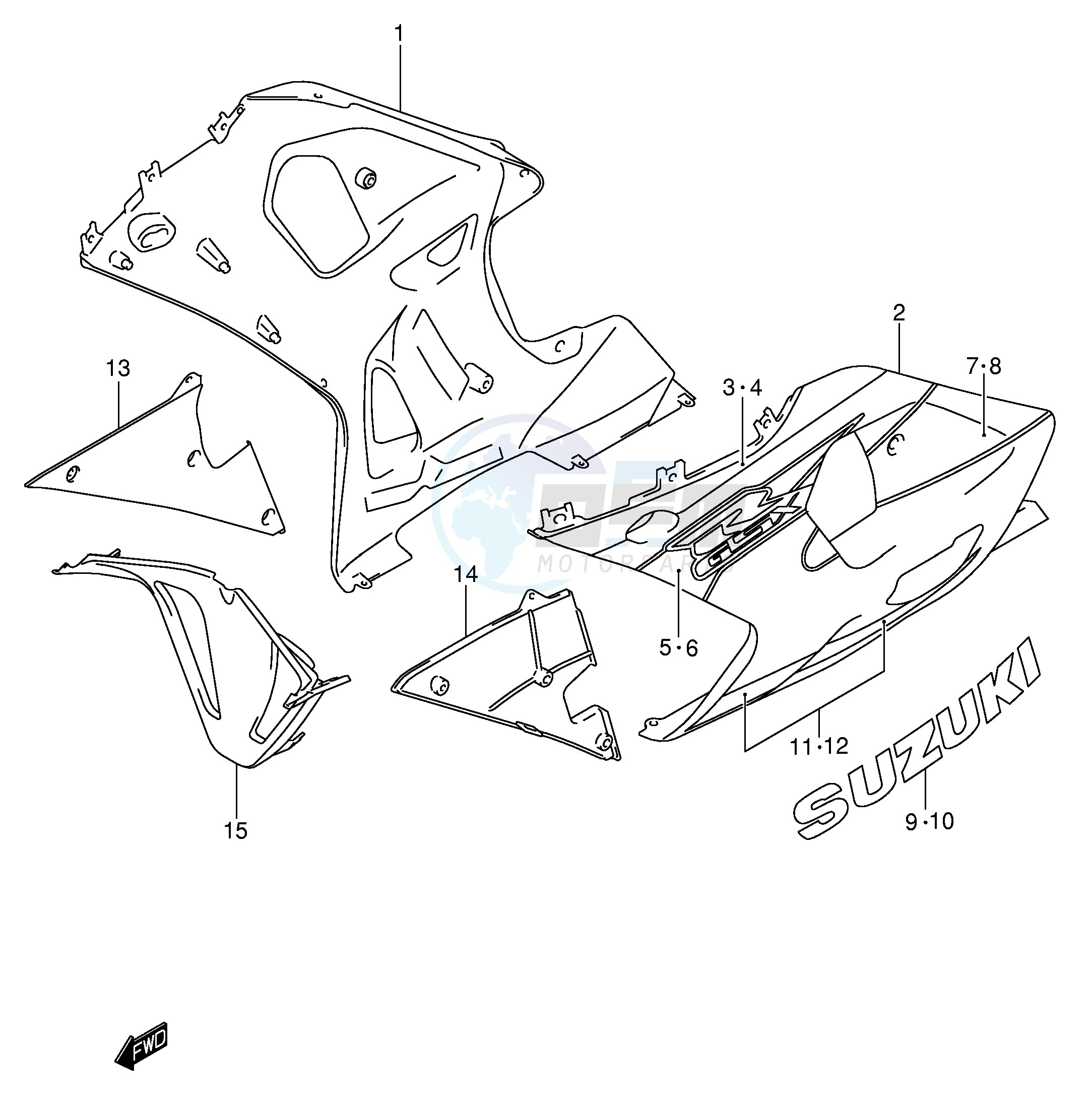 UNDER COWLING (MODEL K1) image