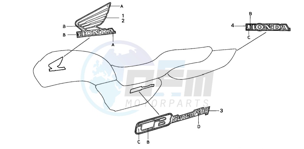 MARK (CB750F2) blueprint