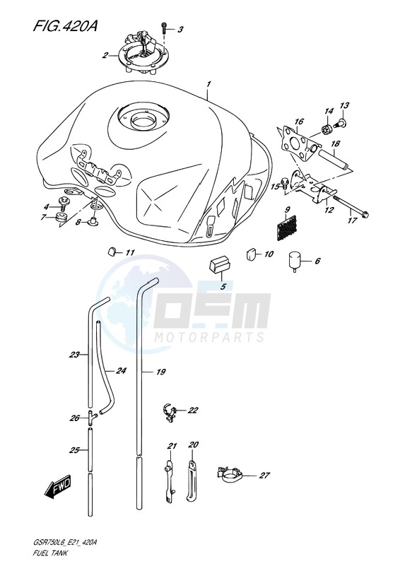 FUEL TANK (FOR YKV,AJX) image