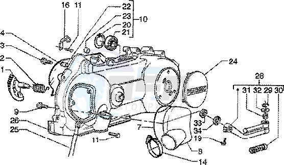 Kickstarter-crankcase cooling blueprint