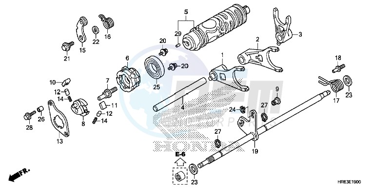 GEARSHIFT FORK blueprint