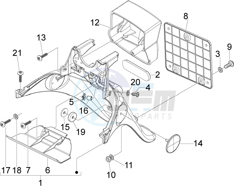 Rear cover - Splash guard image