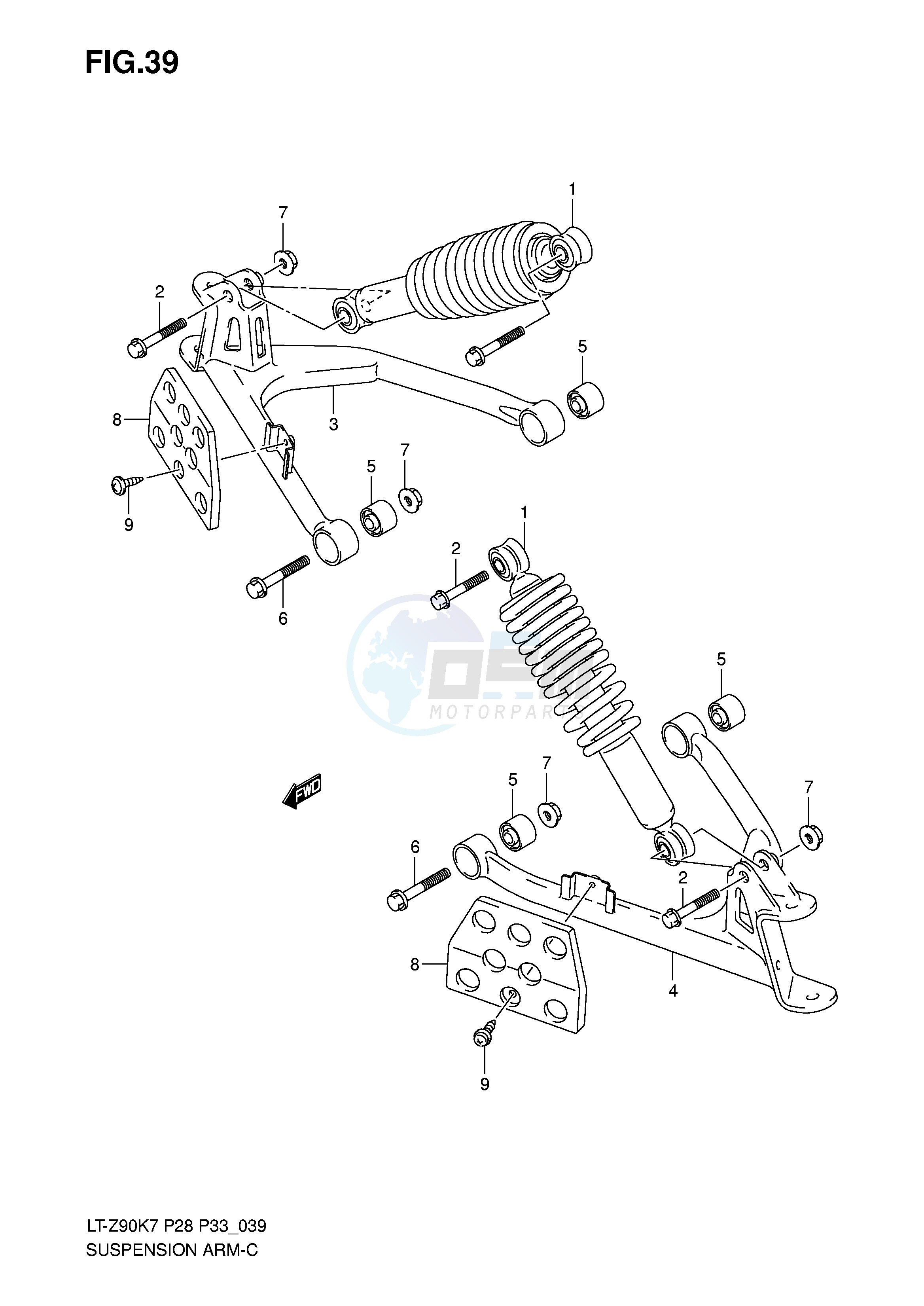 SUSPENSION ARM image