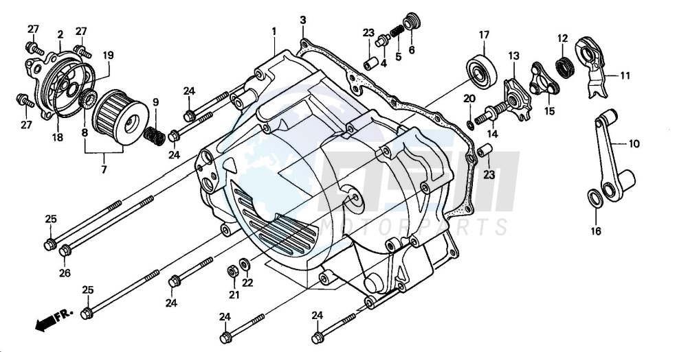 FRONT CRANKCASE COVER (S) image