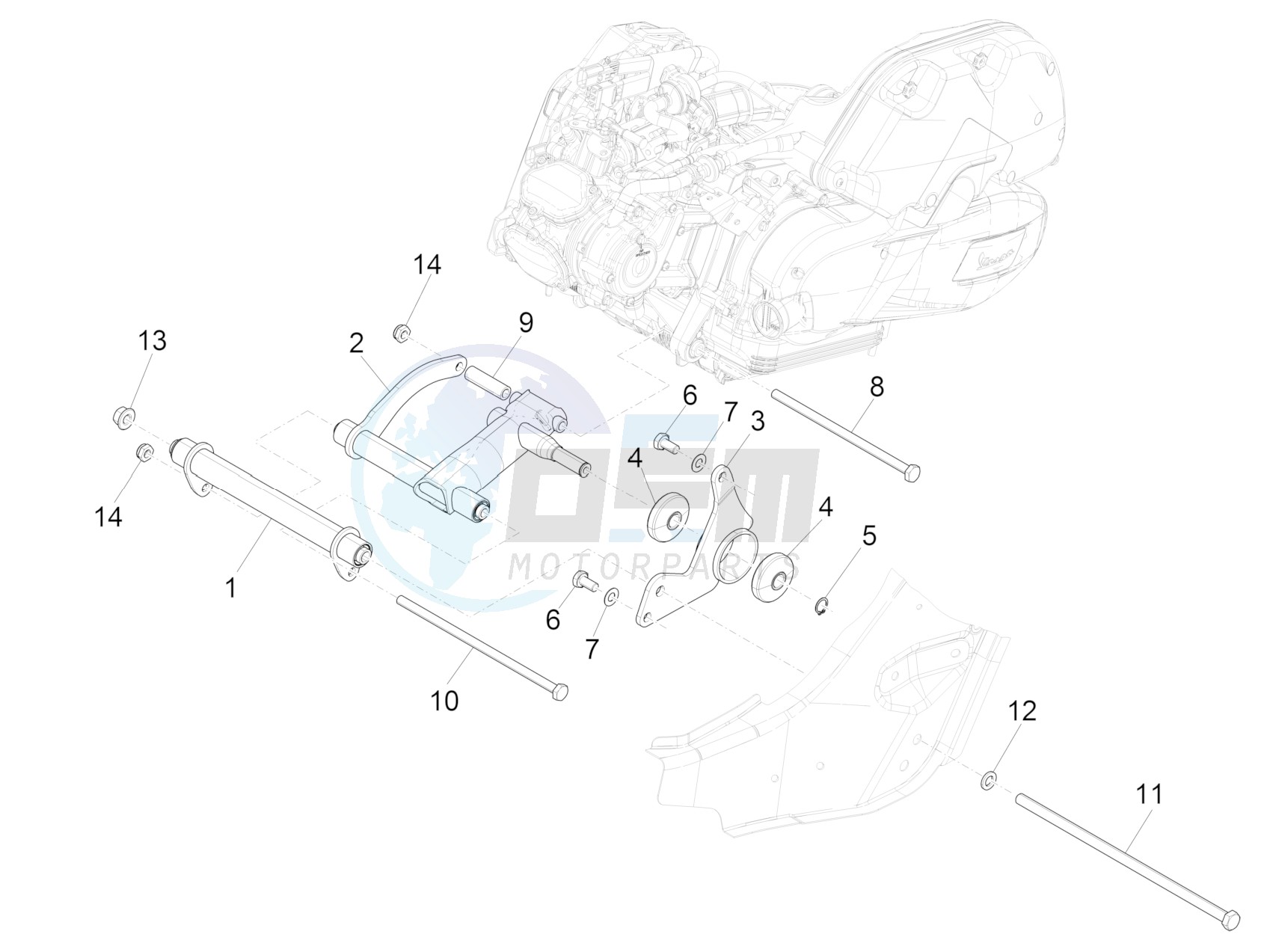 Swinging arm image