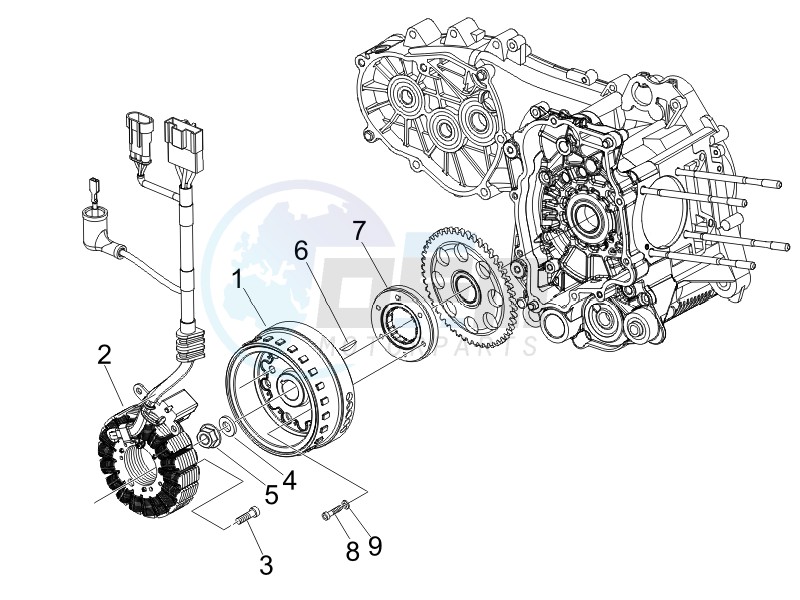 Flywheel magneto image