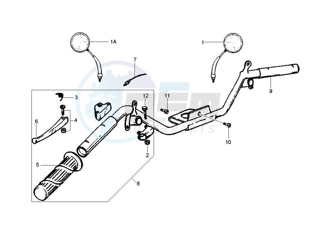 Rear brake control image