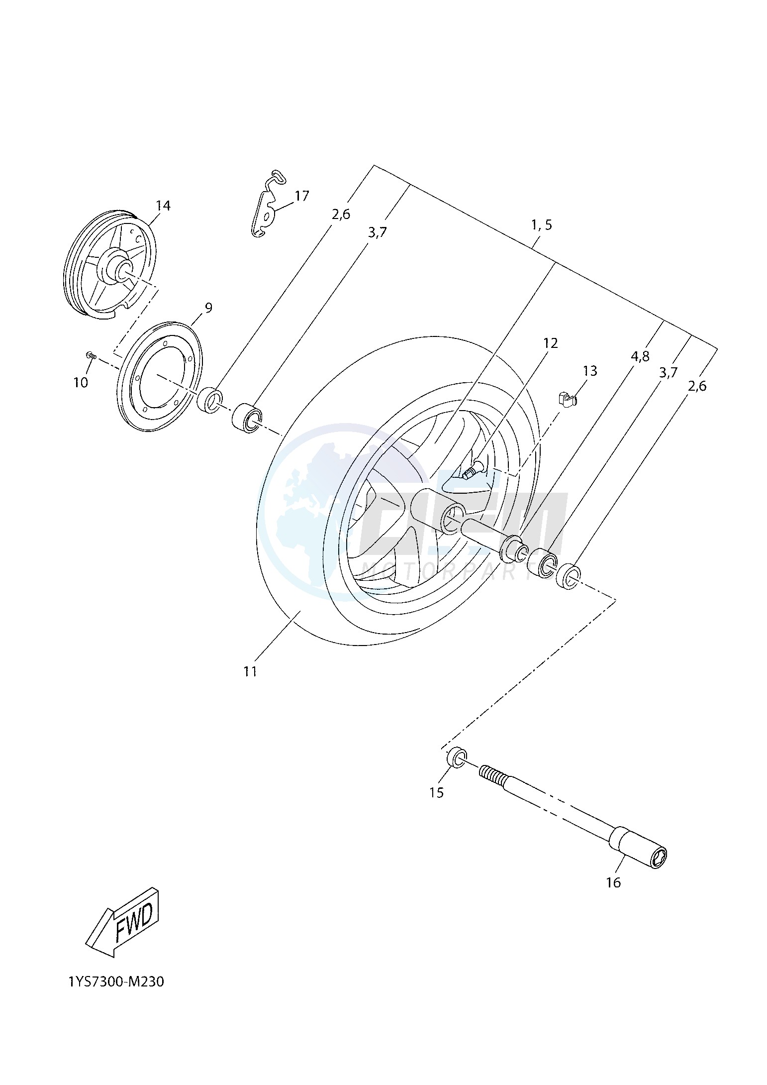 FRONT WHEEL image