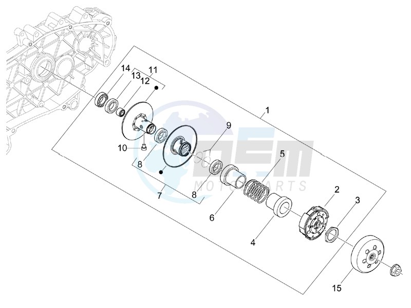 Driven pulley image