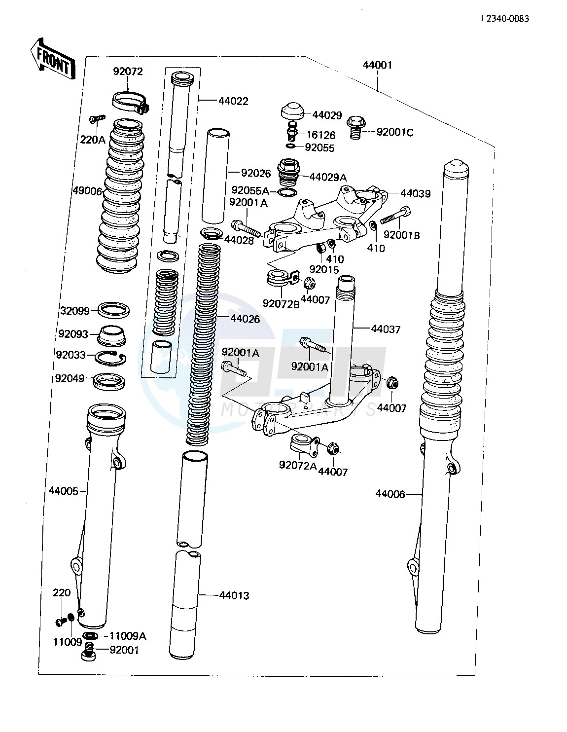 FRONT FORK image