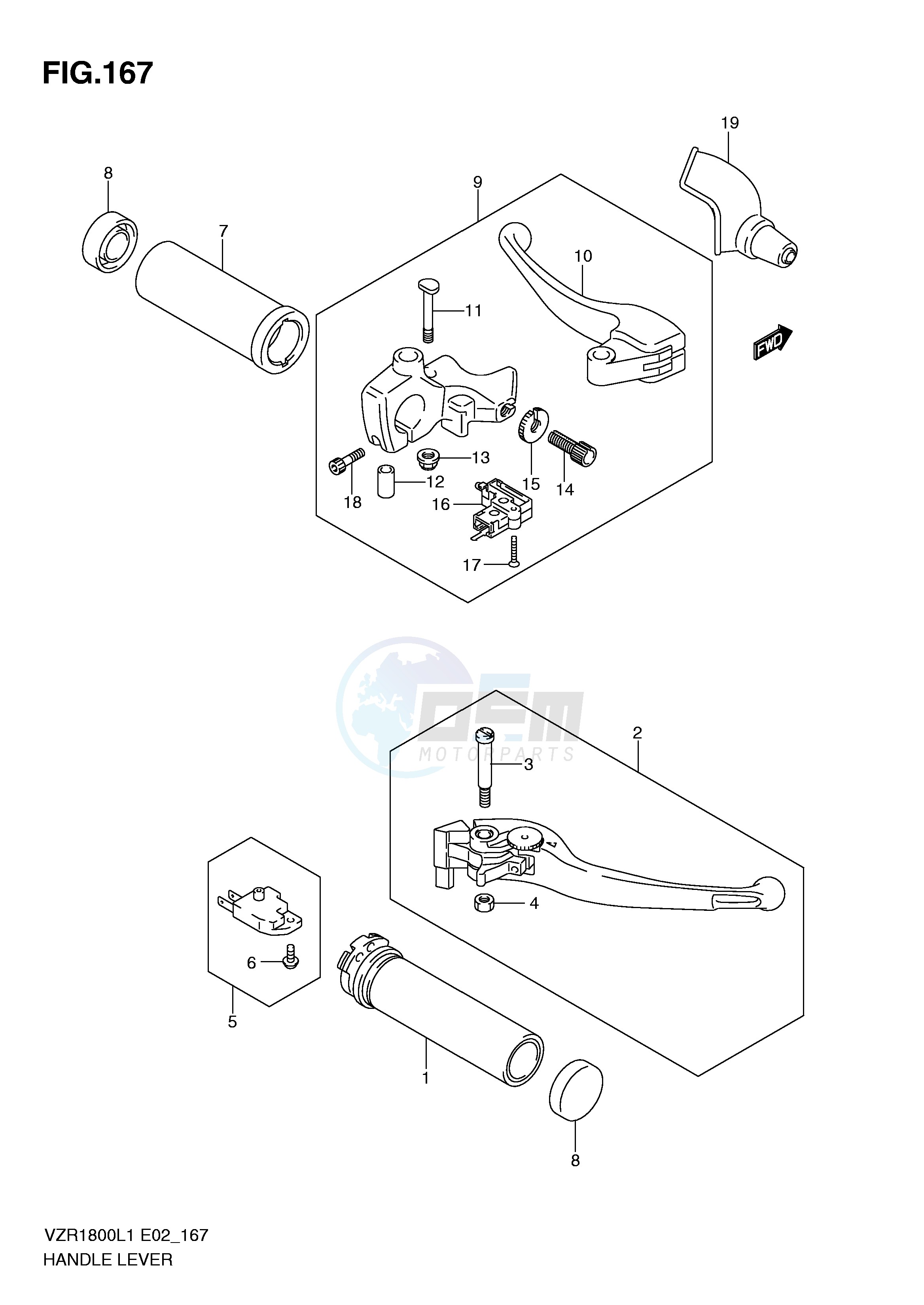 HANDLE LEVER (VZR1800ZL1 E2) image