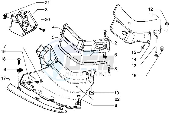 Footrest-Tanks door blueprint