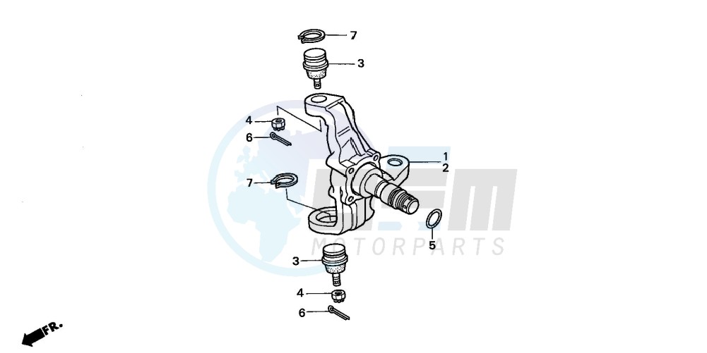 KNUCKLE (TRX300)('93-'95) image