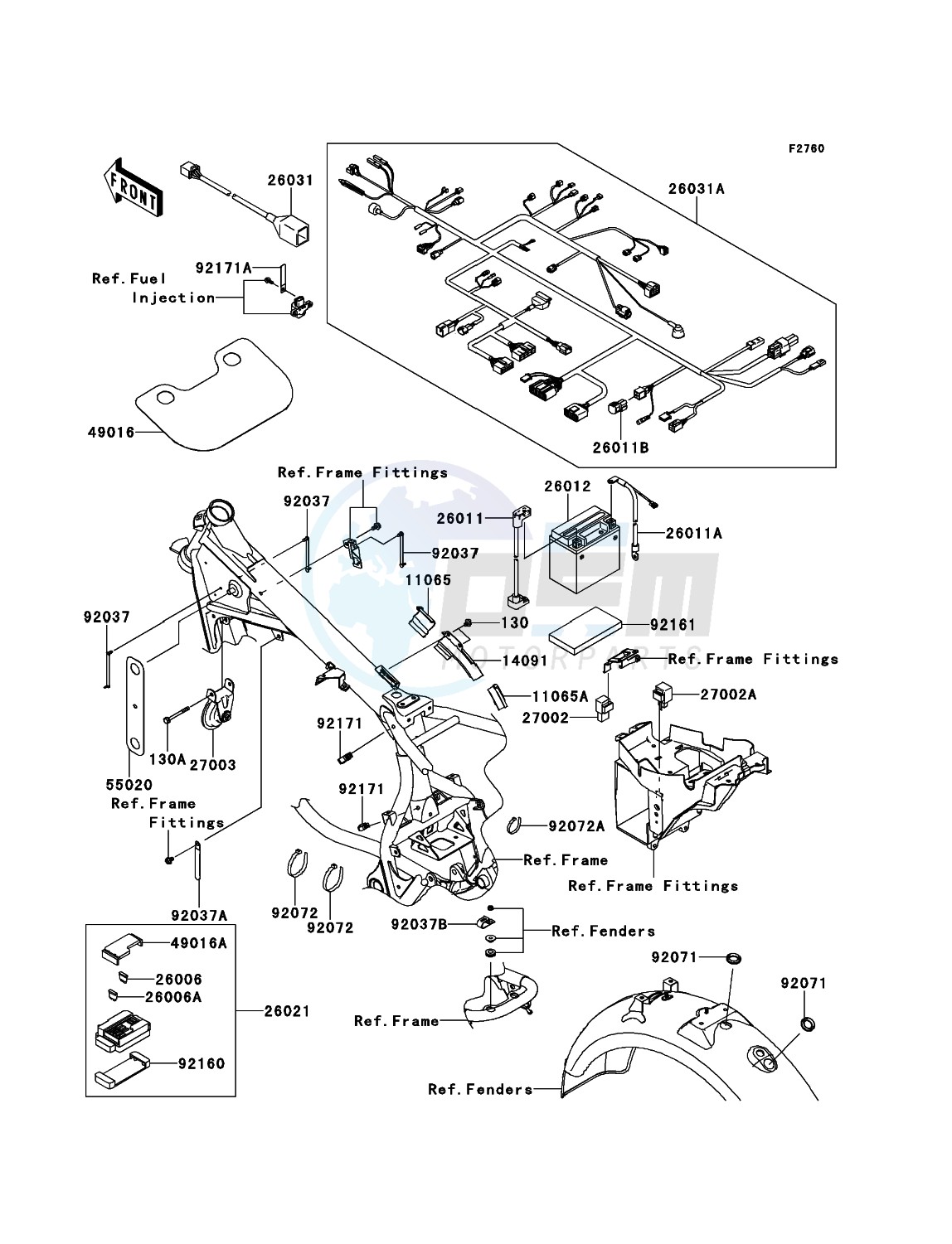 Chassis Electrical Equipment blueprint