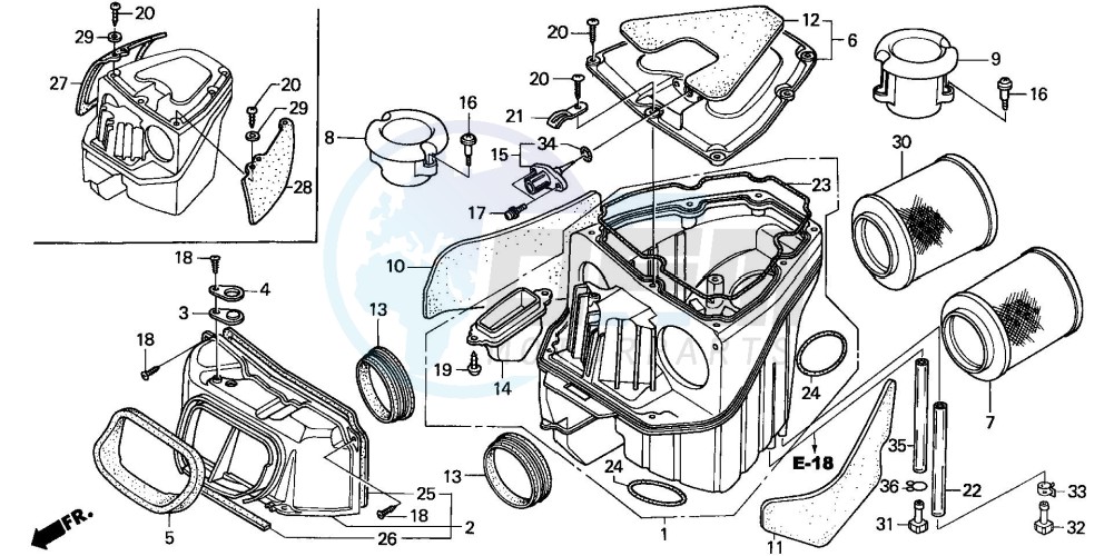 AIR CLEANER blueprint