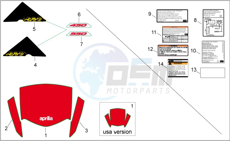 Plates-Front body Decals image