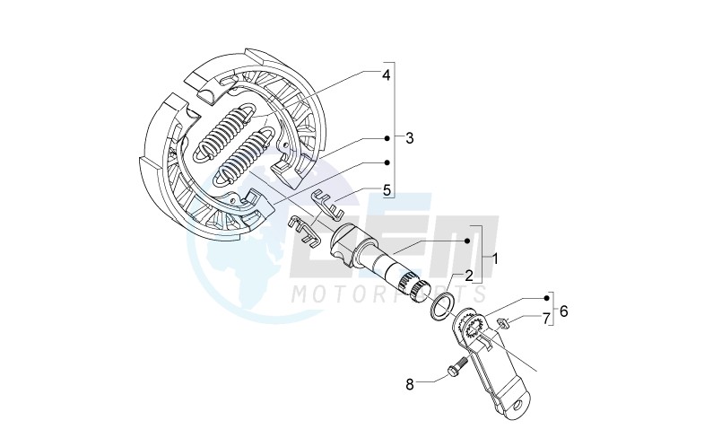 Rear brake blueprint