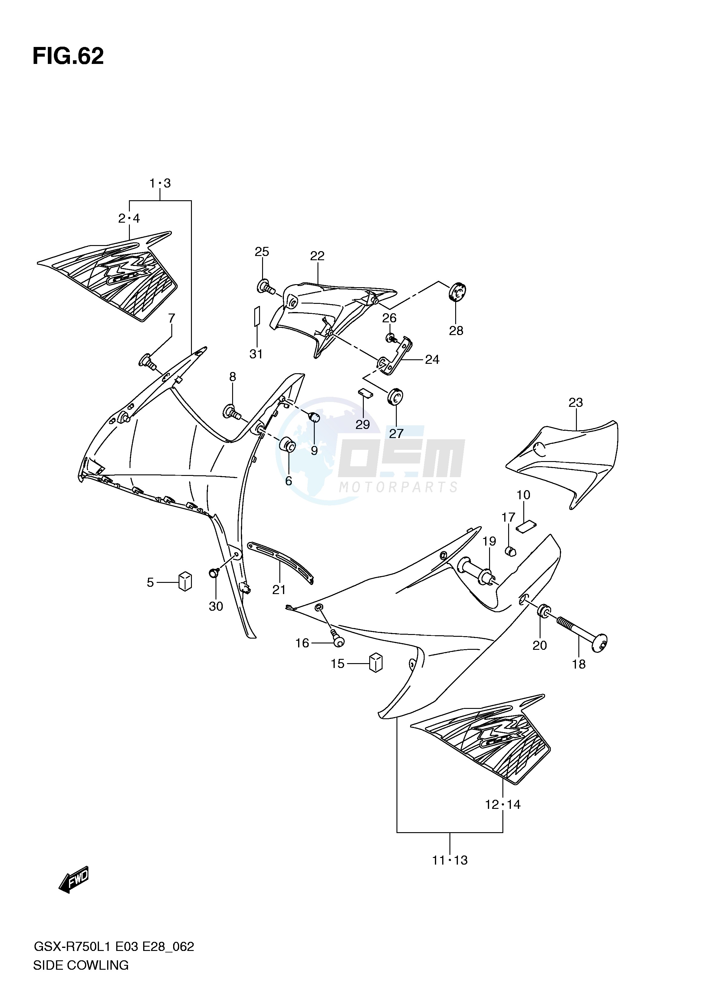 SIDE COWLING image