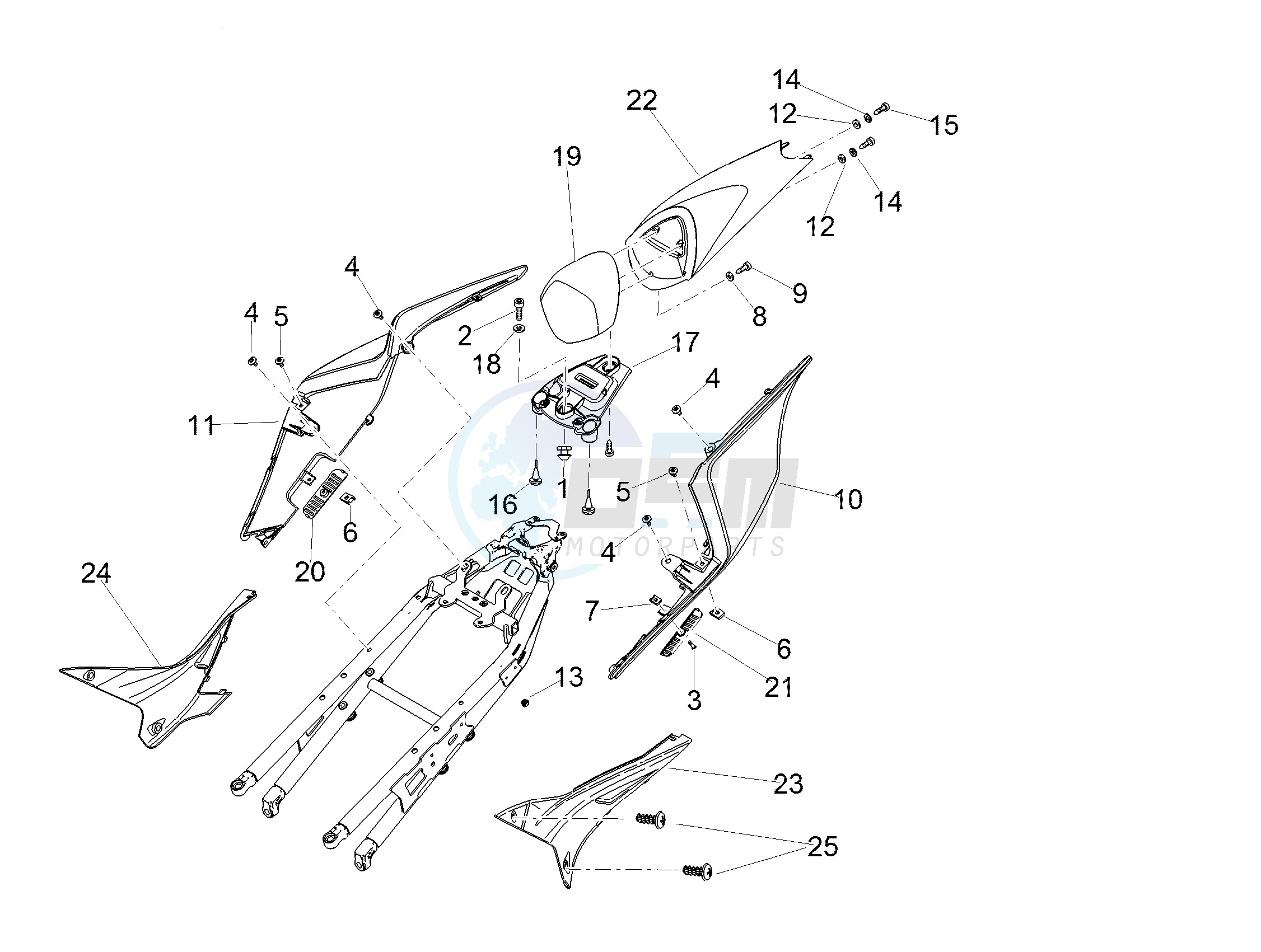 Rear body I blueprint