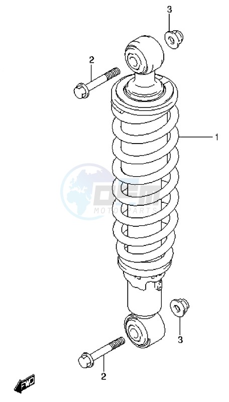 REAR SHOCK ABSORBER image