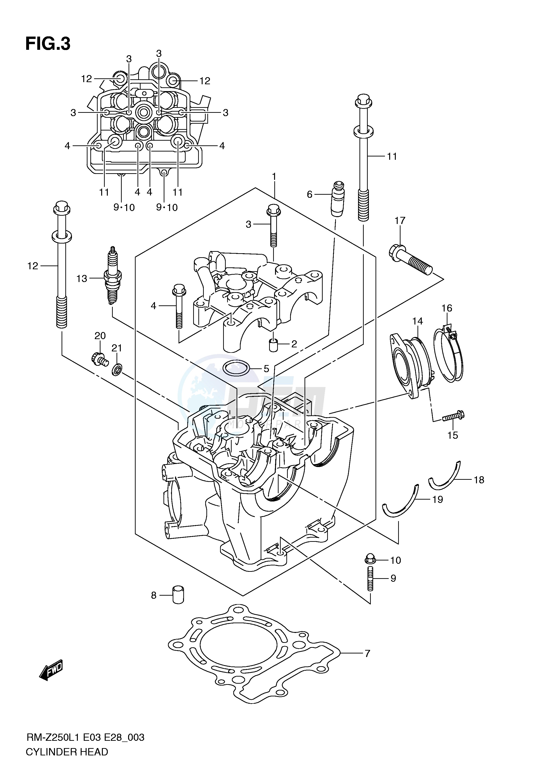 CYLINDER HEAD image