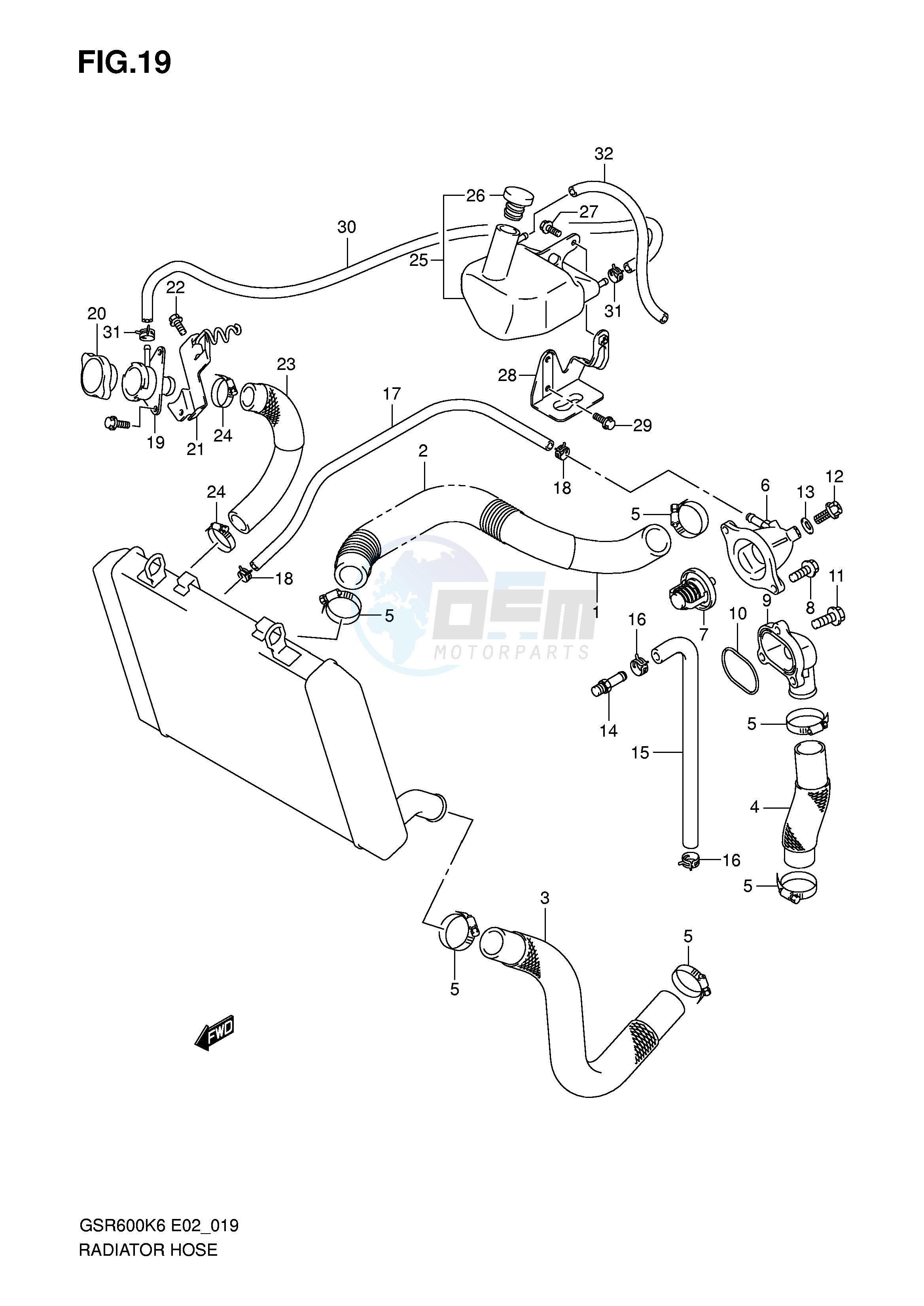 RADIATOR HOSE image